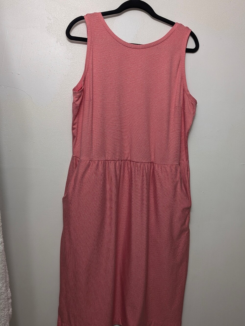 Colombia Sleeveless Pink Everyday Midi Dress Large